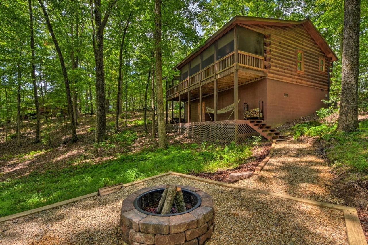 Pinot And Pine Chic Log Cabin About 5 Mi To Blue Ridge Villa Kültér fotó