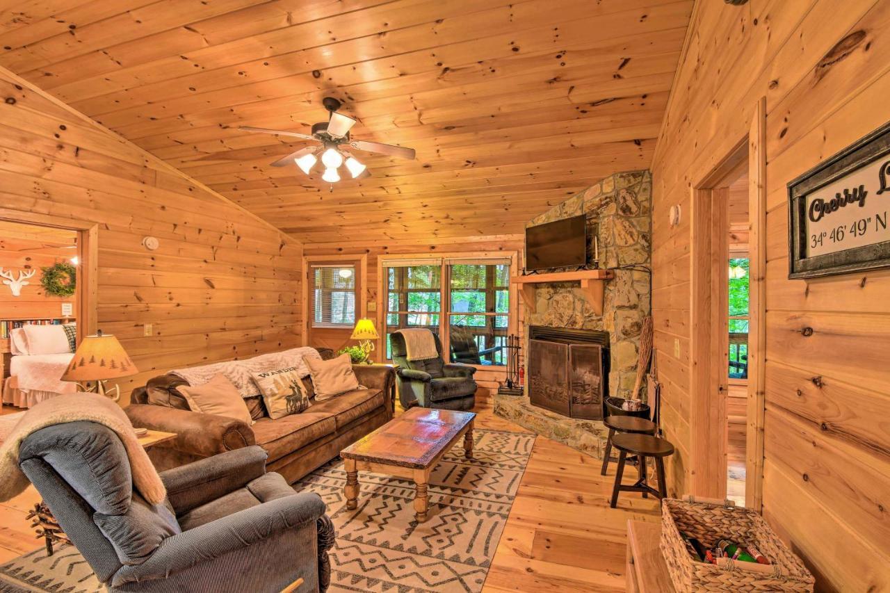 Pinot And Pine Chic Log Cabin About 5 Mi To Blue Ridge Kültér fotó