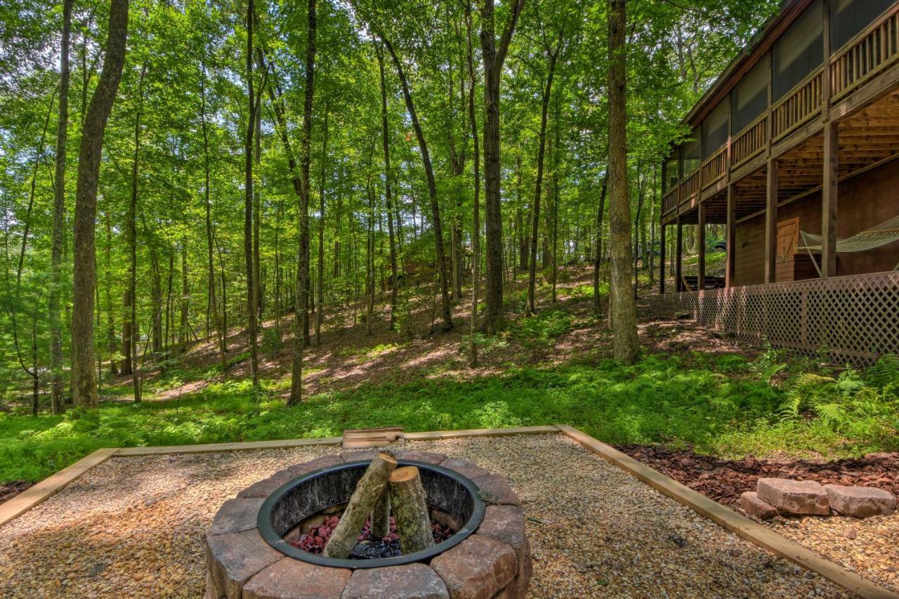 Pinot And Pine Chic Log Cabin About 5 Mi To Blue Ridge Villa Kültér fotó